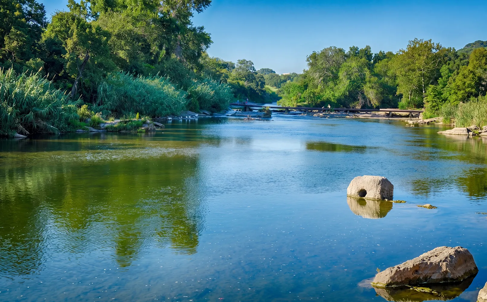 The San Gabriel River, Georgetown